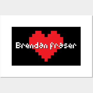 Brendan fraser -> Pixel art style Posters and Art